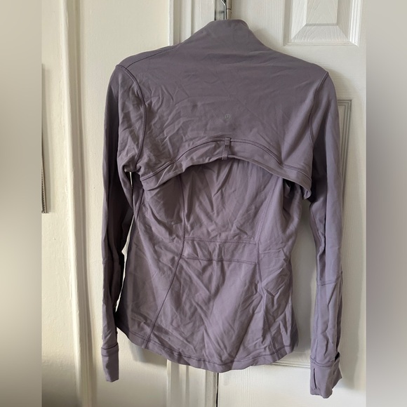 Lululemon Define Jacket Luon in Grey Solid Stretch Full Zip size 8 - Picture 2 of 4